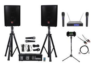 Rockville Dual 10" Android /iphone/ipad/Laptop/TV Youtube Karaoke Machine/System Rockville Dual 10" Android /iphone/ipad/Laptop/TV Youtube Karaoke Machine/System