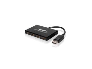 XtremPro 4 Port DisplayPort 1.2 to DisplayPort Multi Stream Transport MST Hub 1x4, 1 input 4 output DisplayPort Splitter, Up to 21.6 Gbps for Windows PCs - Black (61071) XtremPro 4 Port DisplayPort 1.2 to DisplayPort Multi Stream Transport MST Hub 1x4, 1 input 4 output DisplayPort Splitter, Up to 21.6 Gbps for Windows PCs - Black (61071)