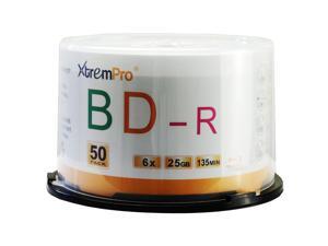 XtremPro BD-R 6X 25GB 135Min Blu-Ray 50 Pack Blank Discs in Spindle - 11053 XtremPro BD-R 6X 25GB 135Min Blu-Ray 50 Pack Blank Discs in Spindle - 11053