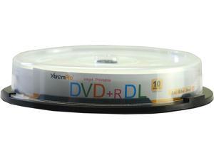 XtremPro DVD+R DL 8X 8.5GB 240Min Recordable Double Layer DVD 10 Pack Blank Discs in Spindle - 11045 XtremPro DVD+R DL 8X 8.5GB 240Min Recordable Double Layer DVD 10 Pack Blank Discs in Spindle - 11045