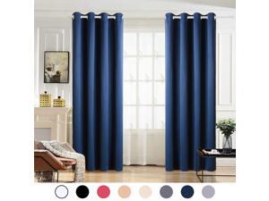 Blackout Curtains 2 Panels for Bedroom Grommet Top Room Darkening Thermal Insulated Window Curtain for Living Room(W52xL84 inch,Navy) Blackout Curtains 2 Panels for Bedroom Grommet Top Room Darkening Thermal Insulated Window Curtain for Living Room(W52xL84 inch,Navy)