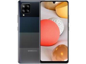 Samsung Galaxy A42 5G (SM-A426B/DS) 6.6" Super AMOLED Display, 128GB + 6GB RAM, 48MP Quad Camera, 5000mAh Battery, Factory Unlocked, International Version - Prism Dot Black