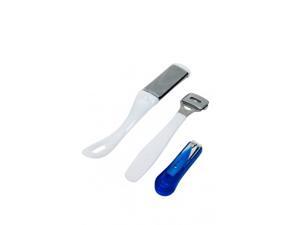 Nail Clipper - Deluxe Beauty PEDICURE KIT - Includes Nail Clipper Foot Rasp and Callus Shaver Nail Clipper - Deluxe Beauty PEDICURE KIT - Includes Nail Clipper Foot Rasp and Callus Shaver