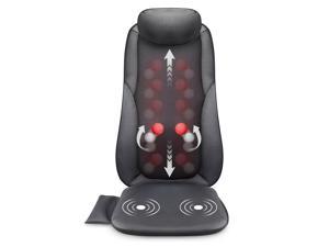 [Snailax Official Shop ] Finger Pressure Massage Seat Cushion with Heat, 2D/3D Shiatsu Back Massager  Kneading,Rolling,Spot , Massage Chair Pad, Relieve Neck, Shoulder, Back Pain SL269
