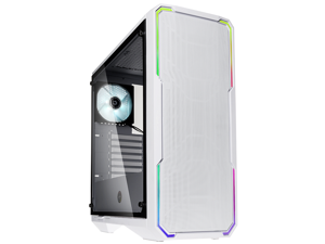 BitFenix Enso Mesh Case White, Mesh Front Panel, Tempered Glass Window Side Panel,ATX/Micro ATX/Mini ITX Form Factor, Asus AURA SYNC 3 pin Addressable RGB LED, ATX PSU Compatible BFC-ESM-150-WWWGKW-RP BitFenix Enso Mesh Case White, Mesh Front Panel, Tempered Glass Window Side Panel,ATX/Micro ATX/Mini ITX Form Factor, Asus AURA SYNC 3 pin Addressable RGB LED, ATX PSU Compatible BFC-ESM-150-WWWGKW-RP