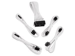 Alchemy 3 x 8PCIe Aluminum Comb Extension Cable Kit - White