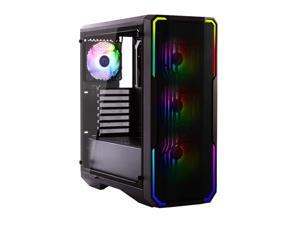 Bitfenix Enso Mesh Case Black ARGB Edition, Mesh Front Panel, Tempered Glass Window Side Panel, ATX/Micro ATX/Mini ITX Form Factor, 4 x 3 pin 5V ARGB Fans Pre-installed, BFC-ESM-150-KKWGK-4A Bitfenix Enso Mesh Case Black ARGB Edition, Mesh Front Panel, Tempered Glass Window Side Panel, ATX/Micro ATX/Mini ITX Form Factor, 4 x 3 pin 5V ARGB Fans Pre-installed, BFC-ESM-150-KKWGK-4A