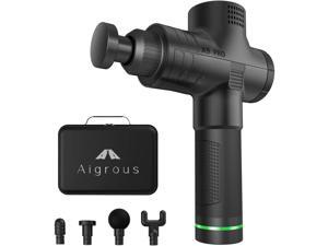 Aigrous A9 Massage Gun Deep Tissue Percussion Muscle Massager for Pain Relief, Handheld Electric Body Massager Sports Drill Portable Super Quiet Brushless Motor(Black) Aigrous A9 Massage Gun Deep Tissue Percussion Muscle Massager for Pain Relief, Handheld Electric Body Massager Sports Drill Portable Super Quiet Brushless Motor(Black)
