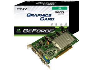 PNY GeForce FX 5200 DirectX 9 VCGFX522PEB 256MB 128-Bit DDR PCI Video Card PNY GeForce FX 5200 DirectX 9 VCGFX522PEB 256MB 128-Bit DDR PCI Video Card