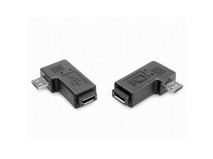90 Degree Right Angle Micro USB Male to Micro Female Plug Adapters 90 Degree Right Angle Micro USB Male to Micro Female Plug Adapters