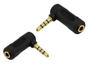 90 Degree 3.5mm Male To 3.5mm Female Stereo Audio Jack Adapter Converter 90 Degree 3.5mm Male To 3.5mm Female Stereo Audio Jack Adapter Converter