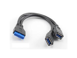 1 Piece New USB 3.0 A Type Female to Female 20 Pin Box Header Slot Adapter 1 Piece New USB 3.0 A Type Female to Female 20 Pin Box Header Slot Adapter