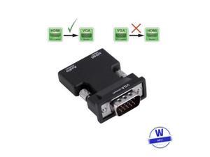 HDMI to VGA with Audio Adapter,WPIT Gold-Plated 1080P Active Female HDMI to Male VGA Video Converter with 3.5mm Stereo Audio for Laptop PC PS3 Xbox STB Blu-ray TV Stick HDMI to VGA with Audio Adapter,WPIT Gold-Plated 1080P Active Female HDMI to Male VGA Video Converter with 3.5mm Stereo Audio for Laptop PC PS3 Xbox STB Blu-ray TV Stick