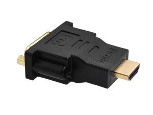 1PC-HDMI Male to DVI (24 + 5) Female,DVI-I 24 +5 Female to HDMI Male Adapter Connector