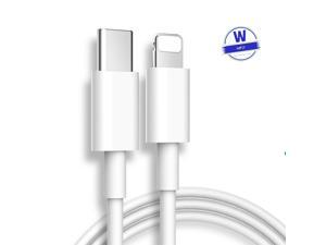PD 18W 3A type-C to lightning data Line Fast Charging Cable Male to Male White PD 18W 3A type-C to lightning data Line Fast Charging Cable Male to Male White