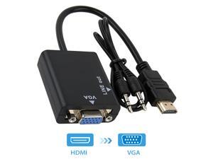 HDMI Male to VGA Female Conveter Cable,HDMI TO VGA HD 1080P Adapter with Audio Output HDMI Male to VGA Female Conveter Cable,HDMI TO VGA HD 1080P Adapter with Audio Output