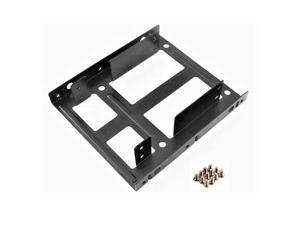 2-Bay 2.5 inch SSD HDD to 3.5 inch HDD SSD Drive Bay-Black 2-Bay 2.5 inch SSD HDD to 3.5 inch HDD SSD Drive Bay-Black