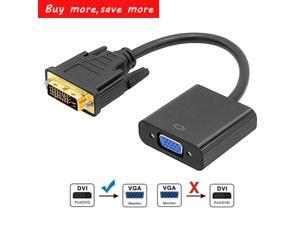 WPIT DVI TO VGA Converter,10inch DVI-D 24+1 pin Male to VGA 15 pin Female Adapter DVI to VGA Cable Converter With High performance Chip WPIT DVI TO VGA Converter,10inch DVI-D 24+1 pin Male to VGA 15 pin Female Adapter DVI to VGA Cable Converter With High performance Chip