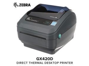Renewed Zebra GC420D Direct Thermal USB Serial Label Printer GC420-200510-000 