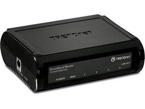 TRENDnet 4-Port Broadband Router, 4 x 10/100 ports, Instant Recognizing, Plug & Play, Firewall Protection, TW100-S4W1CA TRENDnet 4-Port Broadband Router, 4 x 10/100 ports, Instant Recognizing, Plug & Play, Firewall Protection, TW100-S4W1CA