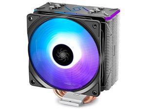 DEEPCOOL RGB CPU Cooler, Aura Sync, 4 Heat pipes 120mm RGB Fan Universal Socket Solution (GAMMAXX GT BK) DEEPCOOL RGB CPU Cooler, Aura Sync, 4 Heat pipes 120mm RGB Fan Universal Socket Solution (GAMMAXX GT BK)