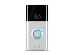Ring Wi-Fi Enabled Video Doorbell in Satin Nickel, Works with Alexa Ring Wi-Fi Enabled Video Doorbell in Satin Nickel, Works with Alexa