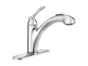 Moen 2575322 Lindley Kitchen Faucet With Side Spray Newegg Com