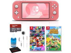 Nintendo Switch (OLED model) w/ Neon Red & Neon Blue Joy-Con 