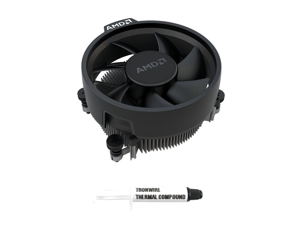 AMD Wraith Stealth Socket AM4 4-Pin Connector CPU Cooler With Aluminum Heatsink & 3.93-Inch Fan With TRONWIRE Thermal Paste For Desktop PC Computer