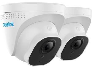 Reolink PoE IP Camera Outdoor 5MP(2560x1920 at 30 FPS) HD Video Surveillance Work with Google Assistant, Audio 100ft IR Night Vision, Motion Detection, Up to 256GB SD Card, RLC-520