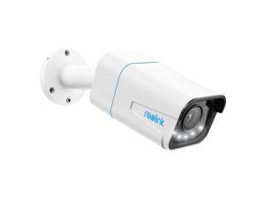 REOLINK 4K PoE Security Outdoor IP Camera with Human/Vehicle Detection, 5X Optical Zoom, Motion Spotlight, Color Night Vision, Time-Lapse, Two-Way Talk, 256GB SD Card(Not Included) Storage, RLC-811A