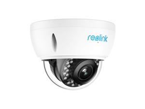 Security Camera Outdoor, REOLINK 4K Home Security Camera System with 5X Optical Zoom, IK10 Vandalproof PoE IP Surveillance, Human/Vehicle Detection, Up to 256GB SD Card, No PT Supported, RLC-842A