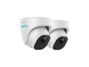 Reolink 4K PoE Outdoor Security Camera, 3X Optical Zoom, Human/Vehicle Detection, Smart Alerts and Playback, Time Lapse, Work with Google Assistant, 24/7 Audio Recording, RLC-820A + RLC-822A Buddle
