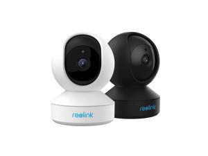 Reolink 4MP Dual-Band WiFi Indoor Camera for Home Security, Ideal for Baby Monitor E1 Pro Bundle (White and Black)