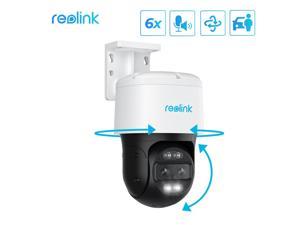 Reolink 4K PTZ Security Camera System, Home IP PoE 360 Camera with Dual-Lens, Auto 6X Hybrid Zoomed Tracking, 355° Pan & 90° Tilt, Outdoor Surveillance, 2022 New Released, AI Detection, Trackmix PoE