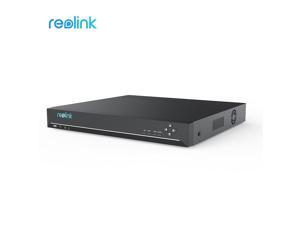 REOLINK 36 Channel 12MP PoE NVR, Capacity Up to 48TB Supports 6K 4K 5MP 4MP PoE/WiFi Cameras, Alarm In/Out 2-Way Audio - RLN36