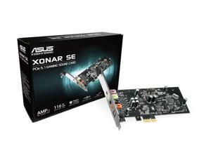ASUS XONAR SE 5.1 Channel 192kHz/24-bit Hi-Res 116dB SNR PCIe Gaming Sound Card with Windows 10 Compatibility ASUS XONAR SE 5.1 Channel 192kHz/24-bit Hi-Res 116dB SNR PCIe Gaming Sound Card with Windows 10 Compatibility