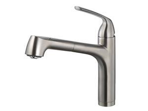 houzer calpo561bn calia pull out kitchen faucet, brushed nickel