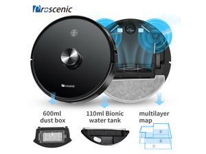 Proscenic M7 Pro LDS Robot Vacuum Cleaner, Laser Navigation, 2700Pa Powerful Suction, APP & Alexa Control, Multi Mapping, Ideal for Pets Hair, Carpets and Hard Floors, Black Proscenic M7 Pro LDS Robot Vacuum Cleaner, Laser Navigation, 2700Pa Powerful Suction, APP & Alexa Control, Multi Mapping, Ideal for Pets Hair, Carpets and Hard Floors, Black