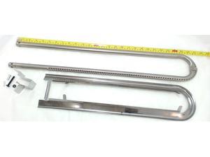 "U" Gas Grill Burner for Charbroil, Thermos, 4068206, 4594008, 13702