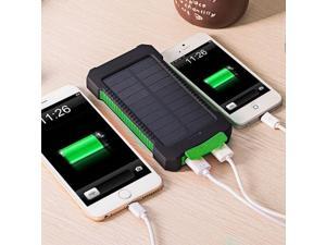 10000mAh Power Bank Waterproof Shock Drop Resistance Dual USB Travel Solar Charger PowerBank For Android Smart Phone 10000mAh Power Bank Waterproof Shock Drop Resistance Dual USB Travel Solar Charger PowerBank For Android Smart Phone