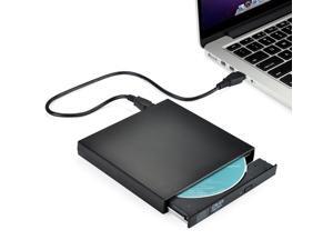 USB External DVD Drive, CD Drive Burner Slim Portable CD DVD +/-RW Writer/Rewriter/Player/Reader DVD CD ROM Drive High Speed Superdrive for PC Laptop Desktop Notebook Windows Mac OS Linux