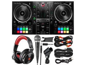 Hercules DJControl Inpulse 500 DJ Software Controller with XPIX Pro DJ Headphones, Dynamic Microphone, and Essential Cables Hercules DJControl Inpulse 500 DJ Software Controller with XPIX Pro DJ Headphones, Dynamic Microphone, and Essential Cables