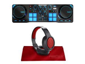 Hercules DJControl Compact Controller for Serato DJ Software w/Headphones + Basic Accessory Bundle Hercules DJControl Compact Controller for Serato DJ Software w/Headphones + Basic Accessory Bundle