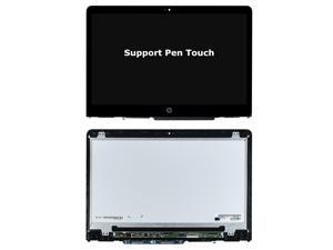 Screen Replacement for HP Pavilion X360 14M-BA 14-BA 14-BA253CL 14-BA051CL 14-BA153CL 925447-001 14" FHD LED LCD Display Touch Screen Digitizer Assembly w/ Touch Control Board + Bezel(Support Stylus)
