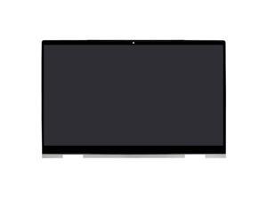 Screen Replacement for HP ENVY X360 15M-ED 15M-ED0013DX 15M-ED0023DX 15M-ED1013DX 15M-ED1023DX L93180-001 15.6” 1920x1080 LED LCD Display Touch Screen w/Silver Bezel