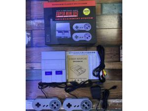 Super NES Classic Edition Console Super Mini SFC/SNES Retro Game Console Built-in 400 Games+2 Handle Controllers