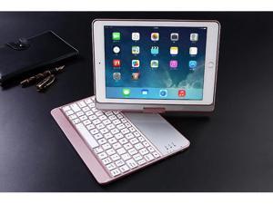 7 Colors Backlit Light Wireless Bluetooth Keyboard Case Cover for New iPad 2017/2018/ Air / Air 2 / Pro 9.7' Tablet (Rose Gold) 7 Colors Backlit Light Wireless Bluetooth Keyboard Case Cover for New iPad 2017/2018/ Air / Air 2 / Pro 9.7' Tablet (Rose Gold)