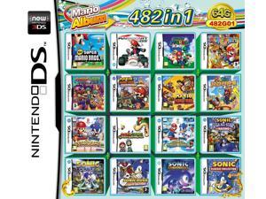 482 in 1 Game Cartridge Multicart, Game Pack Card for Nintendo DS/NDS/NDSL/NDSi/3DS/2DS XL/LL