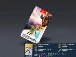 Skyward Sword Link Amiibo NFC Tag Card - The Legend of Zelda Breath of the Wild